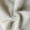 Tejido de Lana de Punto de Pelo Largo para Ropa de Otoño e Invierno, Manteles, Fundas de Sofá, Tela de Fondo, Tejido de Piel 100% Poliéster Hecho a Mano