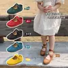 Nuevos Zapatos de Cuero Suave para Niñas Otoño 2022, Zapatos de Baile para Jardín de Infancia, Zapatos de Cuero con Velcro