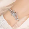 Pulseira Feminina Geométrica Clássica Gota Ultra Brilhante Moda Transfronteiriça Latão Incrustado com Zircônia Aaa Joias Atacado