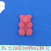 Listo de Fábrica Hecho Dropshipping Oso Artificial Gominola Resina Accesorios DIY Agujero Zapato Funda de Teléfono Móvil Material de Decoración