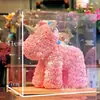 Regalo de Año Nuevo Rosas Unicornio Flor Eterna Floristería Regalo de Cumpleaños para Niñas Maestras Mujeres Toda la Clase