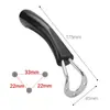 Mango de olla mango universal para wok mango de acero inoxidable accesorios para ollas mango de baquelita anti-quemaduras agujero único mango de cazo