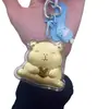 Contiene Oro 999, Llavero de Capibara, Cadena para Teléfono Móvil, Colgante para Bolso, Adorno Lindo de Dibujos Animados, Regalo para Clientes