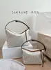 2026 Nuevo Modelo Bolsa para Lonchera Bordada Jacquard Cubi de Luo Jia, Bolso de Hombro Cruzado, Bolso Vintage de Lona Debajo del Brazo para Mujer