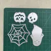Halloween Calabaza Fantasma Metal Acero al Carbono DIY Troquel de Corte Transfronterizo Nuevo Producto Diseño Hueco Manualidad