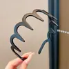Diadema Ondulada Marrón para Mujer, Uso Diario, Antideslizante, con Dientes, para Lavarse la Cara, Accesorio para el Cabello