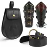 Cinturón Medieval Vikingo Renacentista Transfronterizo Pulsera Retro Disfraz de Cosplay de Halloween Bolso de Cintura para Vestido