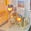 Luz nocturna de pulpo linda y divertida, multifuncional, mini decoración de escritorio, lámpara de ambiente, regalo de cumpleaños para niñas