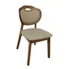 Cadeira de jantar em madeira maciça nórdica para casa, restaurante, hotel, mesa de jantar, cadeira e banqueta minimalistas modernas da fábrica de origem