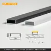 Perfil de Aluminio para Luz Lineal LED Luz Lineal Empotrada Canal de Luz de Aleación de Aluminio Tira de Luz Dura Canal de Aluminio Fuente de Luz Lateral