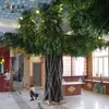 Columna de árbol artificial de cemento Árbol de Banyan árbol de cerezo árbol de arce árbol de durazno FRP tronco real Árbol de Banyan árbol para lobby de hotel
