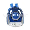 Bolsa para Gato Cápsula Espacial Transparente Lateral Techo Solar Transpirable Portátil Mochila para Mascotas Portátil al Aire Libre Mochila Transparente Bolsa para Mascotas