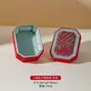 Caixa de Pulseira Redonda com Padrão e Tampa, Caixa de Armazenamento de Joias, Caixa de Exibição de Pulseiras, Caixa de Joias