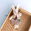 Juguetes de Peluche Lindos de Gato y Oso Estilo Bosque Vintage Transfronterizos, Caballitos Bordados, Accesorios Decorativos Navideños Artísticos Hechos a Mano