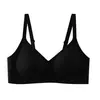 Roupa íntima feminina texturizada, pequena, com bojo push-up, sem costura, com sustentação, para outono e inverno, sutiã com suporte estável