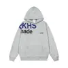 Sudadera con capucha de estilo retro americano con estampado de letras y bloques de color para hombre y mujer, nuevo estilo de otoño, chaqueta holgada casual para pareja, talla grande