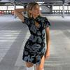 Vestido Cheongsam de Aspecto Delgado Modificado de Manga Corta Nuevo Diseño Calado de Verano Falda Cheongsam Retro Falda con Abertura Ajustado