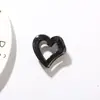 Estilo Nuevo Europeo y Americano Pinza para el Cabello con Forma de Corazón de PS de 4 cm Pinza para el Cabello Gruesa con Cierre de Mariposa Parte Posterior de la Cabeza Peinado Semirecogido Accesorios para el Cabello Dulces Adornos para la Cabeza