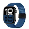 Nueva Correa Apple Watch Aplicable del Fabricante Applewatch7/8/9 Nylon Elástico Hebilla Magnética Correa de Reloj Iwatchs10