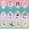 140 Lindas Pegatinas de Chicas Anime Estilo Ins, Pegatinas Decorativas Impermeables de Alta Calidad para Niñas Pequeñas