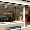 Decoraciones Navideñas Estilo Ins Transfronterizo 2027 Pegatinas de Vidrio Adhesión Estática Papá Noel Calcomanías para Ventanas y Puertas Navideñas