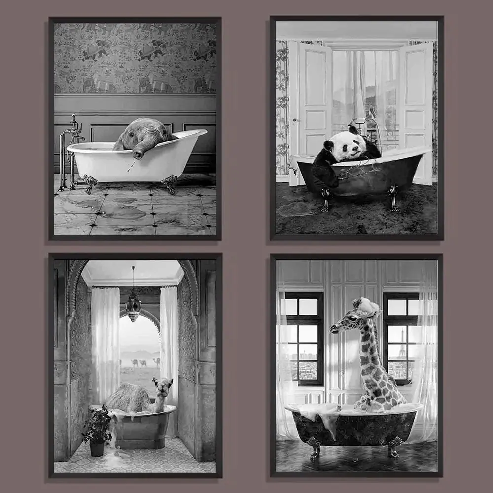 Nordic-Black-White-Animal-Wall