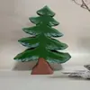 Manualidades de Madera Adornos de Navidad Papá Noel Muñeco de Nieve Creativo Escritorio Moderno Minimalista Regalos de Papá Noel