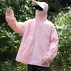 Ropa de Protección Solar de Seda de Hielo Nasaupf50+ para Hombres, Ropa Delgada de Protección Solar Anti-UV, Chaqueta, Ropa de Protección Solar para Pesca para Hombres