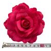 DIY Rosa Artificial Rosa Aveludada Casamento Decoração de Casa Flor Fundo Decoração Parede de Flores Chapéu de Palha Flor de Seda