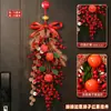 Decoraciones Colgantes de Frutas Rojas para Año Nuevo 2027 Colgantes Festivos de Puerta para Año Nuevo Chino para la Entrada Principal, Decoraciones del Año del Cabra