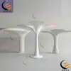 Columnas Decorativas de Fibra de Vidrio para Vestíbulos de Hoteles, Columnas con Forma de Trompeta Romana, Esculturas Paisajísticas de Forma Especial para Salas de Exposiciones, Fábrica