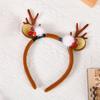 Accesorios Navideños para el Cabello de Bosque Relleno, Lindas Horquillas de Astas de Alce, Diademas, Horquillas para el Día del Niño, Flequillo, Adornos para la Cabeza de Mujer