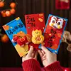Bolsas de Sobres Rojos 5D para el Año del Caballo 2026 Año Nuevo Creativo Personalizado Festival de Primavera Sobre Rojo Paquete de Dinero de la Suerte para Niños con Sentido de Ceremonia