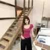 Camiseta Feminina Manga Curta Gola V, Verão 2026 Slim Fit Roupa Íntima com Design Estiloso, Top Curto Simples e Emagrecedor, Top Versátil da Moda