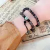 Novo Bracelete Flor Explosiva Borboleta Estilo Chinês para Mulheres, Doce e Fresco Bracelete de Contas de Vidro Estilo Floresta, Melhor Amigo de Estudante Presente de Aniversário