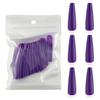 Cor 24 peças saco DIY estendido nail art patch cheio em forma de T falso balé de unhas XXXL saco de cor sólida