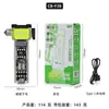 Linterna Multifuncional de Luz Fuerte de Largo Alcance para Exteriores Tipo Martillo Rompevidrios Carga Tipo-C Pantalla Eléctrica Digital Linterna Portátil