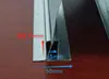 Accesorios Barrera de Humo de Vidrio Fijo Ranura de Perfil de Aleación de Aluminio Superior e Inferior en Forma de T y U Accesorios Colgantes