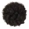 Bolsa para moño de pelo rizado afro con cordón para mujer africana, moño de pelo esponjoso con forma de capullo de flor de oruga, estilo europeo y americano