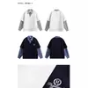 Sudadera Falsa de Dos Piezas Nueva Primavera 2025 Tops para Hombre de Alta Gama Modernos para Hombre