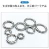 Accesorios de equipaje herraje de resorte hebilla de metal redonda anillo para bolsa gancho llavero anillo abierto anillo de resorte