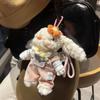 Peluche de Conejo de Orejas Caídas Llavero Colgante Muñeca Pareja de Conejos Decoración de Mochila Regalo de Cumpleaños Máquina de Garra