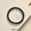 Pulsera de ágata roja pulsera roja pulsera de cuentas sueltas para hombres y mujeres regalo año de nacimiento cuentas redondas calcedonia piedra Shoushan