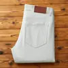 Nuevos Pantalones Largos de Algodón Peinado Tencel de Alta Gama Clásicos de Cinco Bolsillos Primavera y Verano Versátiles Sueltos Rectos Casuales para Hombre