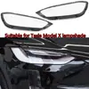Aplicable a lámparas de 16-17-18-19-20-21-22 Tesla Model X, carcasa de máscara MODEL X