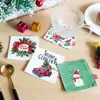 Posavasos de Doble Capa con Estampado Navideño para Taza