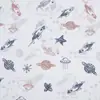 Capa para bolsa de roupas de algodão estampado, malha de algodão classe A para bebês, 300 peças, estampado, dupla face