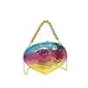 Bolso Cruzado de Hombro Único de Nuevo Estilo Europeo y Americano para Mujer 2025 Bolso Acrílico con Forma Especial de Concha Bolso Clutch de Moda para Boda o Cena