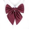 Poof Ding Xiong [Compra uno y llévate otro gratis] Original Genuino Uniforme jk Corbata Moño Flor Estudiante Femenina Color Sólido Raíces Rojas