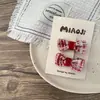 Nuevo festival Año Nuevo rojo niños flor lazo pasador anillo para el pelo combinación pasador para bebé accesorios para el pelo flequillo